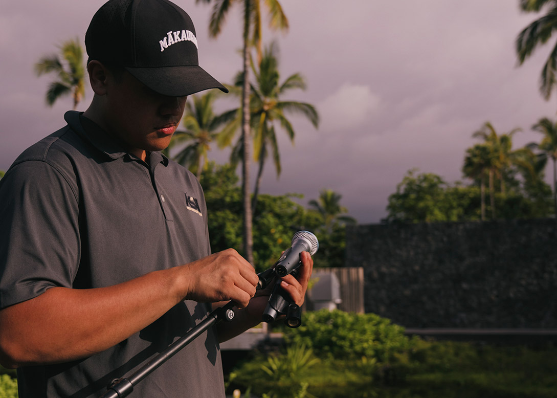 Live event production by Audio Specialist Hawaii on the Big Island