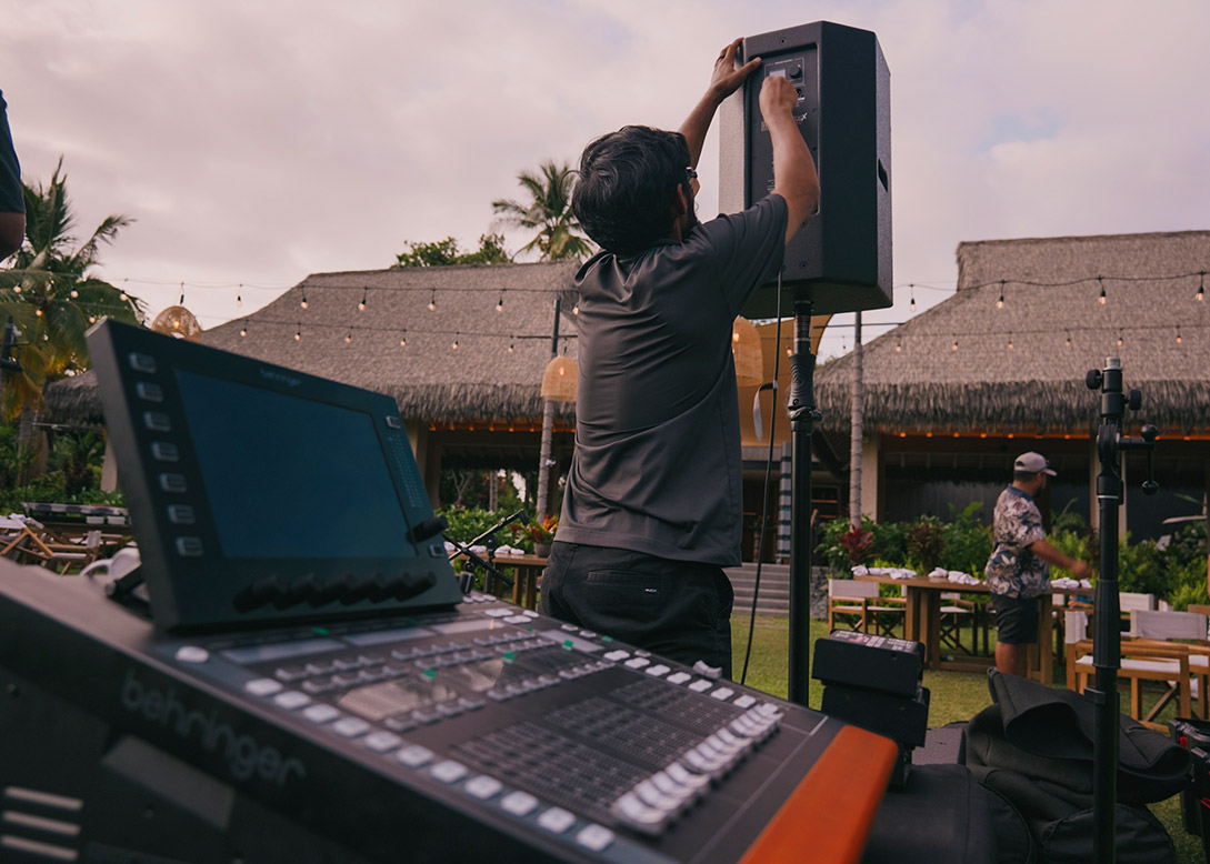Live event production by Audio Specialist Hawaii
